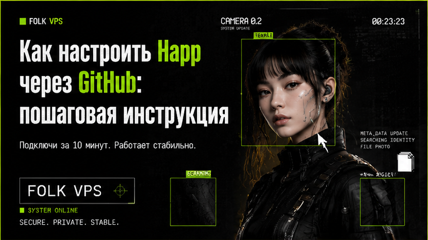 Обложка: Как настроить Happ через GitHub: пошаговая инструкция