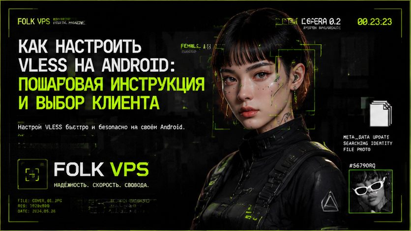 Обложка: Как настроить VLESS на Android: пошаговая инструкция и выбор клиента