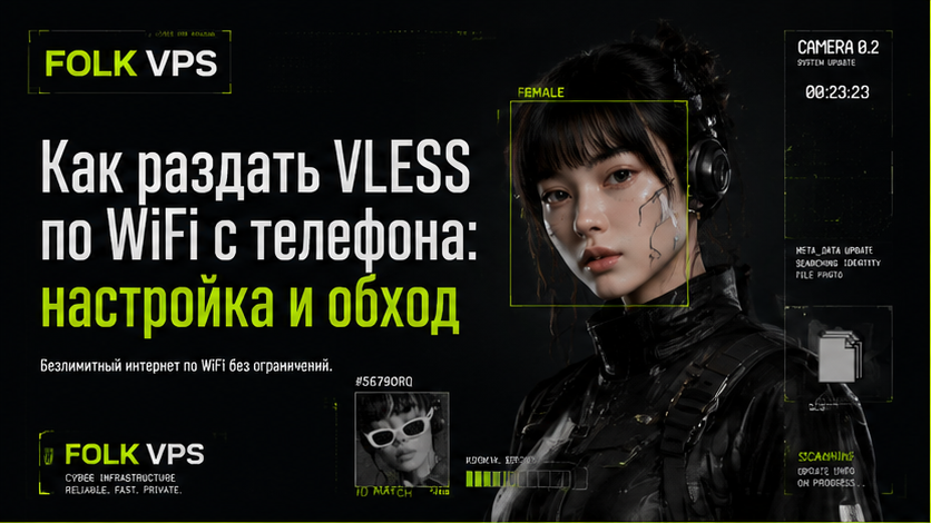 Обложка: Как раздать VLESS по WiFi с телефона: настройка и обход