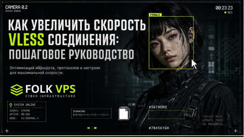 Обложка: Как увеличить скорость VLESS соединения: пошаговое руководство