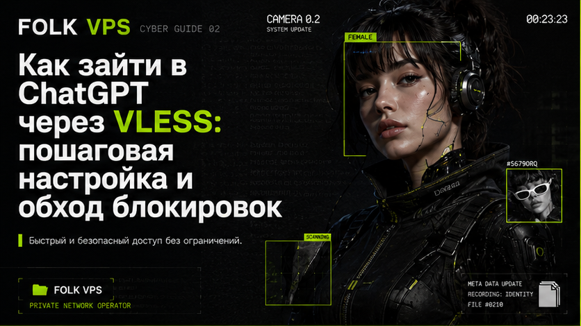 Обложка: Как зайти в ChatGPT через VLESS: пошаговая настройка и обход блокировок