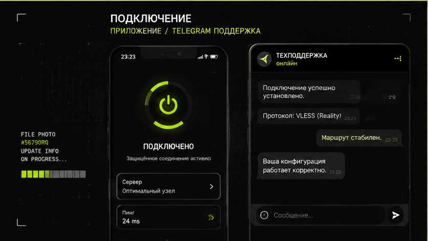 Интерфейс подключения и настройки — скачать v2raytun на пк