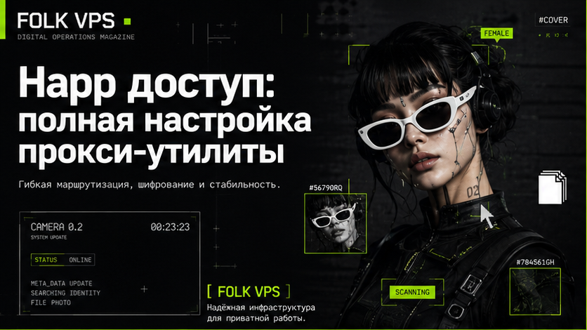 Обложка: Happ доступ: полная настройка прокси-утилиты