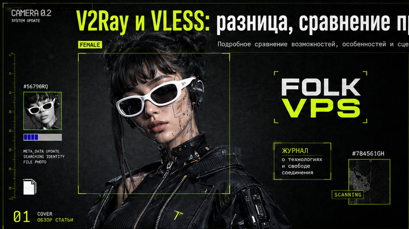 Обложка: V2Ray и VLESS: разница, сравнение протоколов и выбор для обхода блокировок
