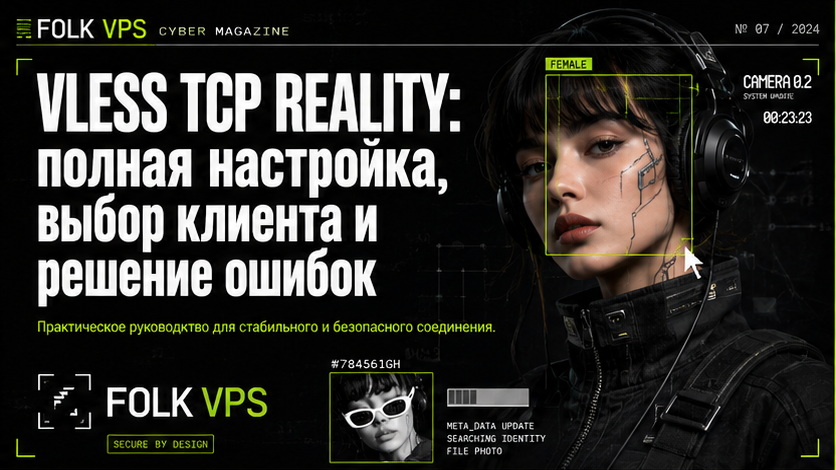 Обложка: VLESS TCP REALITY: полная настройка, выбор клиента и решение ошибок